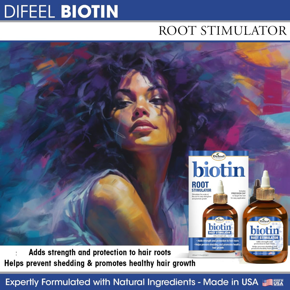 Difeel Biotin Root Stimulator hair with natural shine