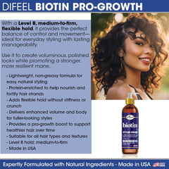 Difeel Biotin Styling Cream provides flexible hold for everyday looks.
