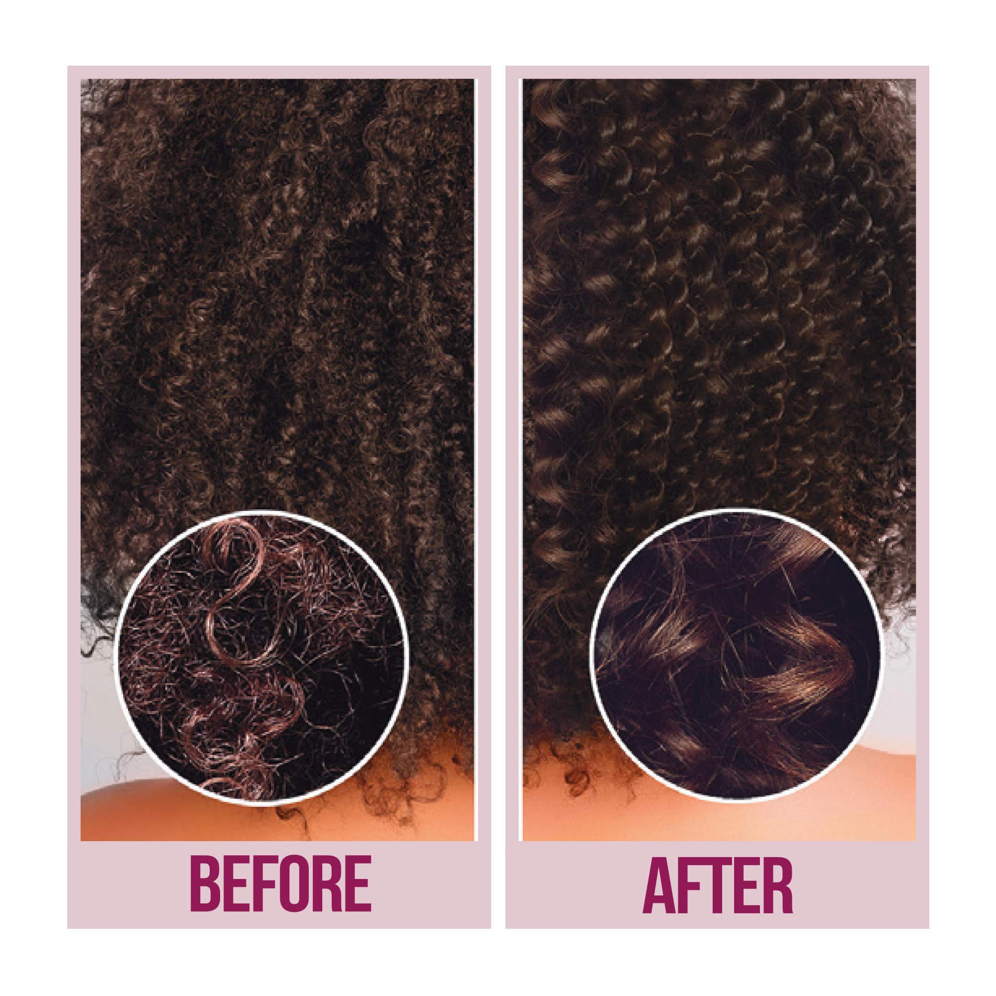 Difeel natural oil blend with biotin for nourished hair.