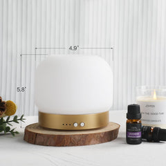 diffuser showing 4 timer settings: 1h, 3h, 8h, always on