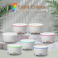 Whisper-quiet diffuser with 3 mist modes