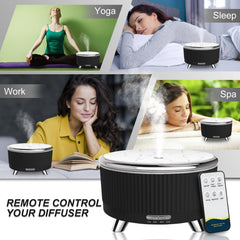 Black and silver diffuser on home decor