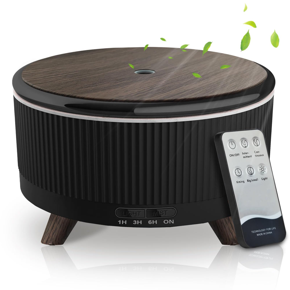 500ml ultrasonic essential oil diffuser with 7-color LED lights