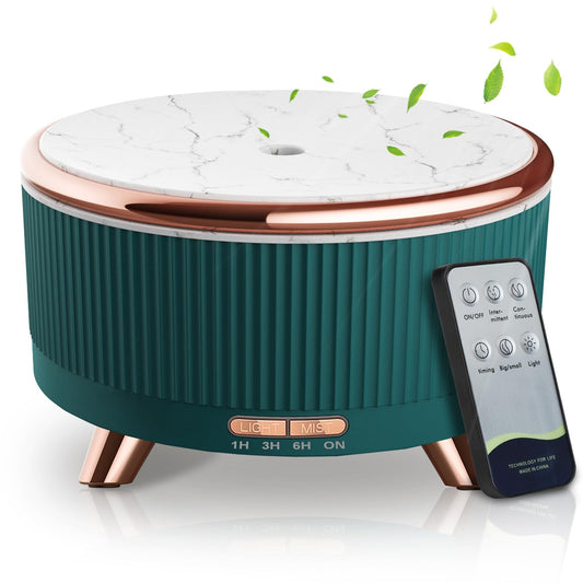 Diffuser showing seven color mood lights