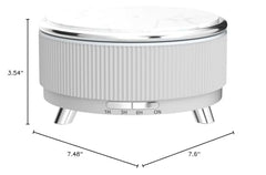 Quiet ultrasonic diffuser for sleep and relaxation