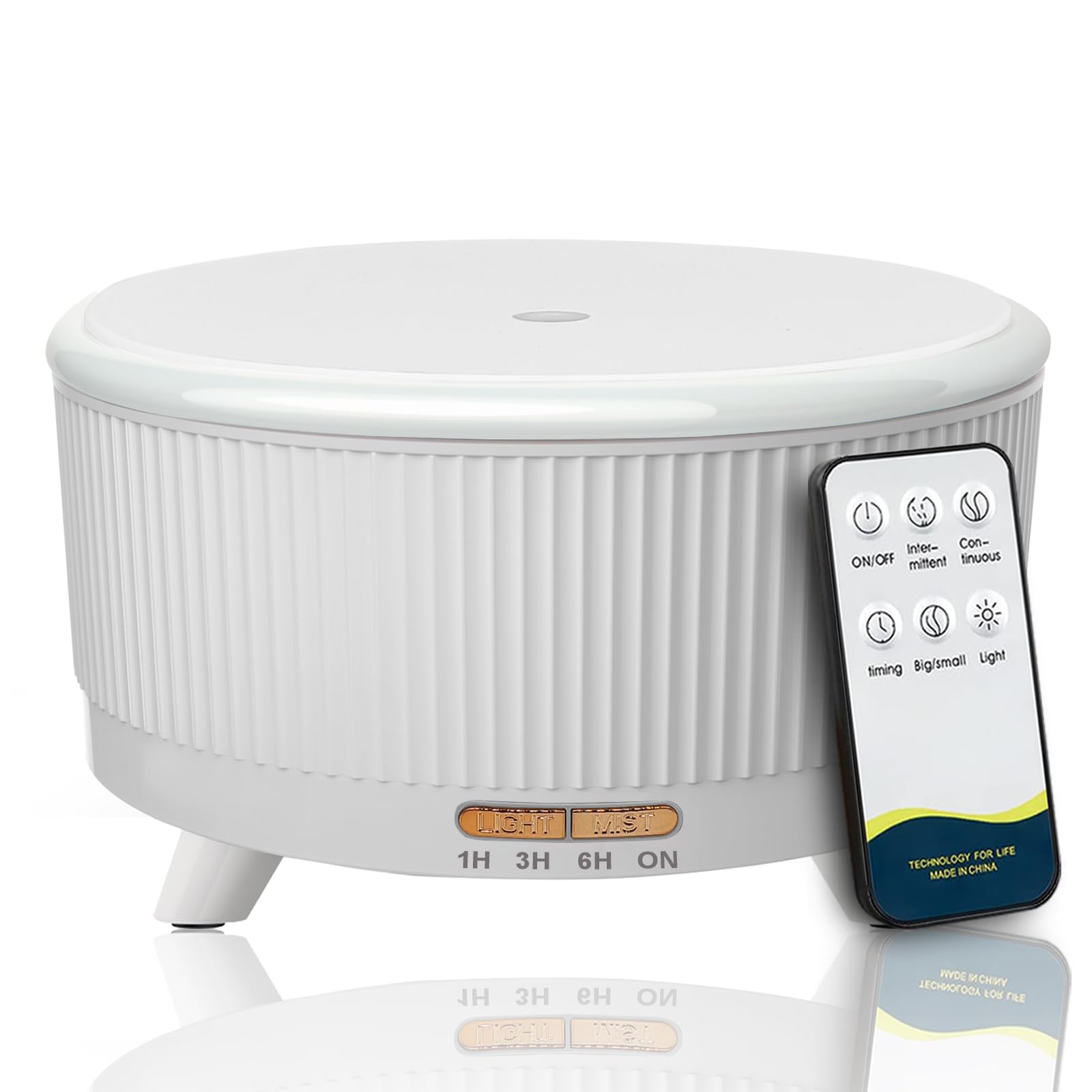 500ml large room essential oil diffuser with remote and 7 LED color lights