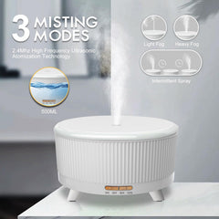 Remote control for adjusting mist, lights, and timer on essential oil diffuser