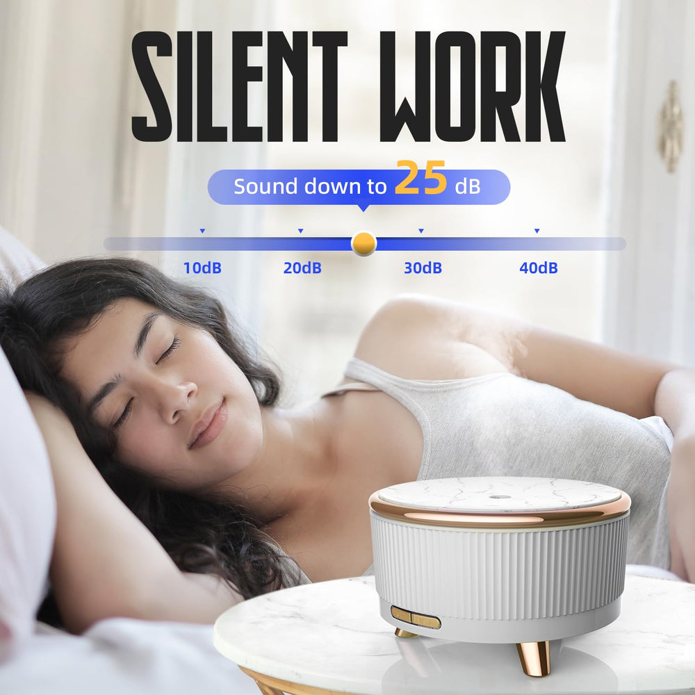 Gift-ready packaging for the white essential oil diffuser