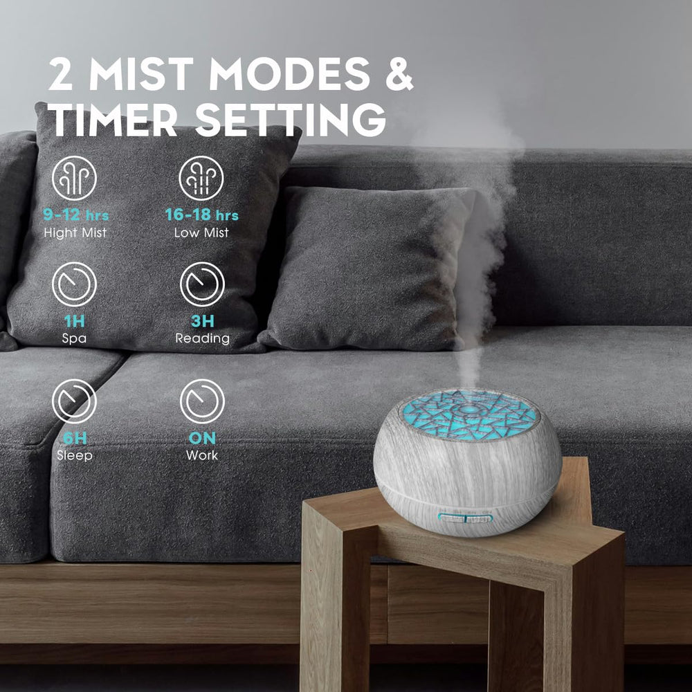 Six essential oils set included with diffuser