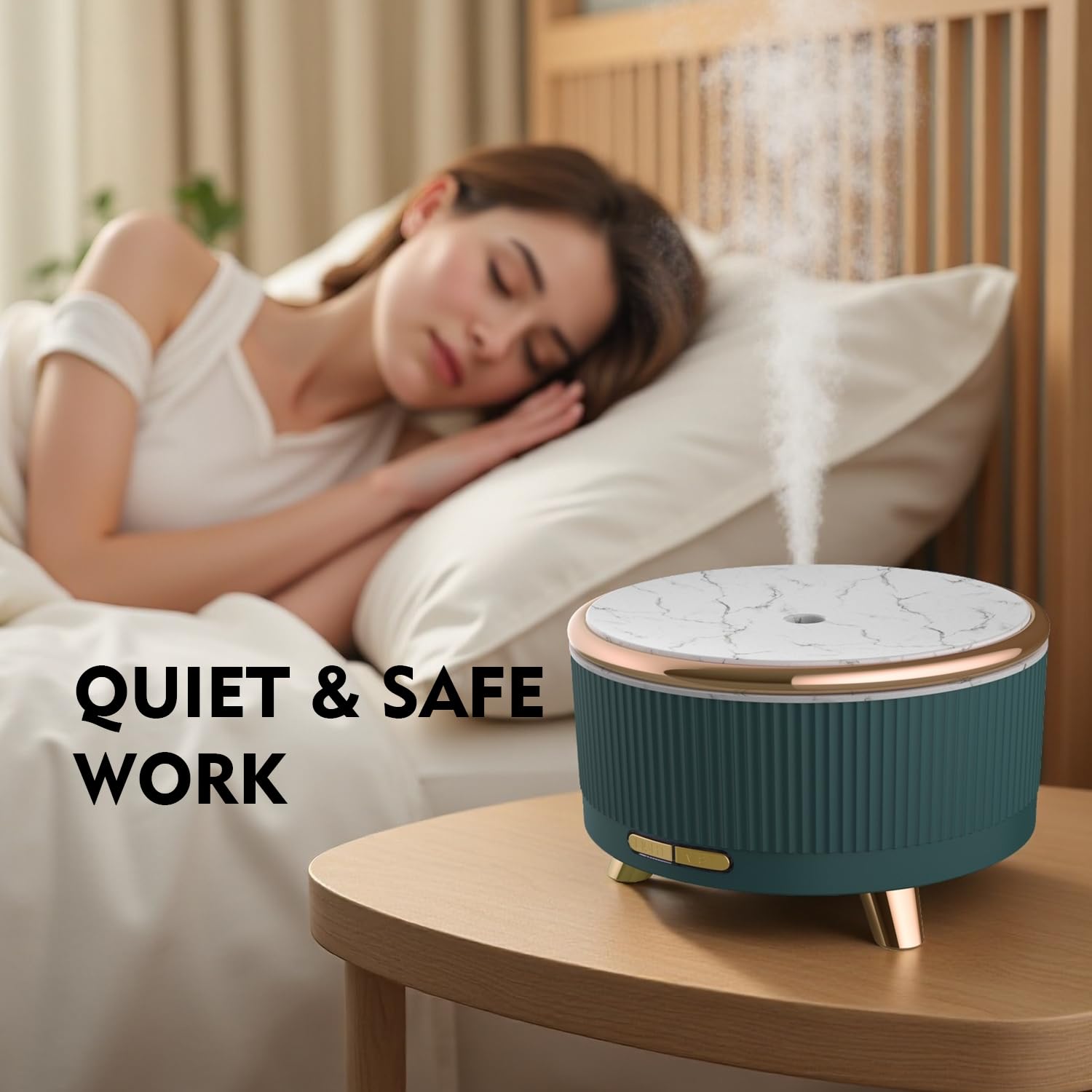 diffuser in a bedroom or spa room ambiance