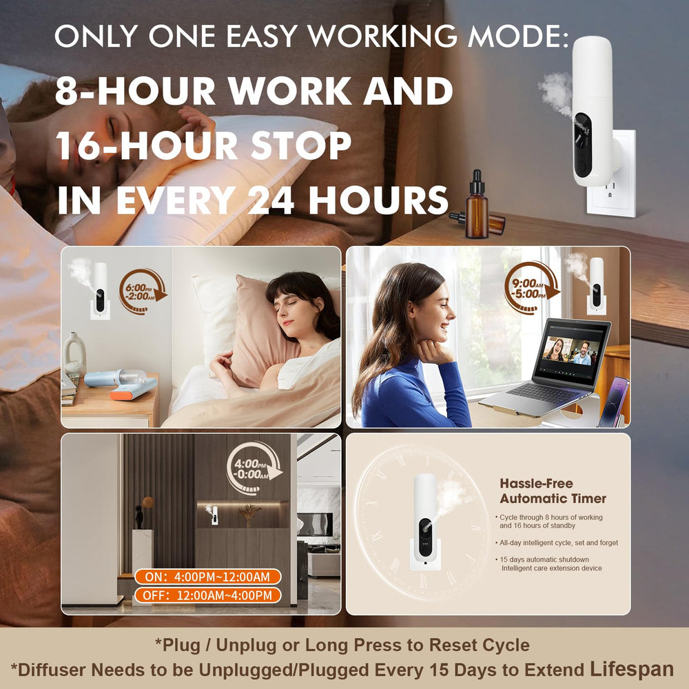 Diffuser set up in a bedroom