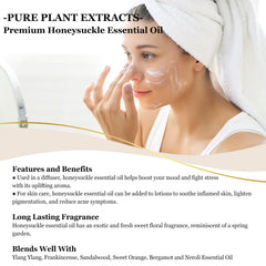 Diffuser with honeysuckle essential oil blend