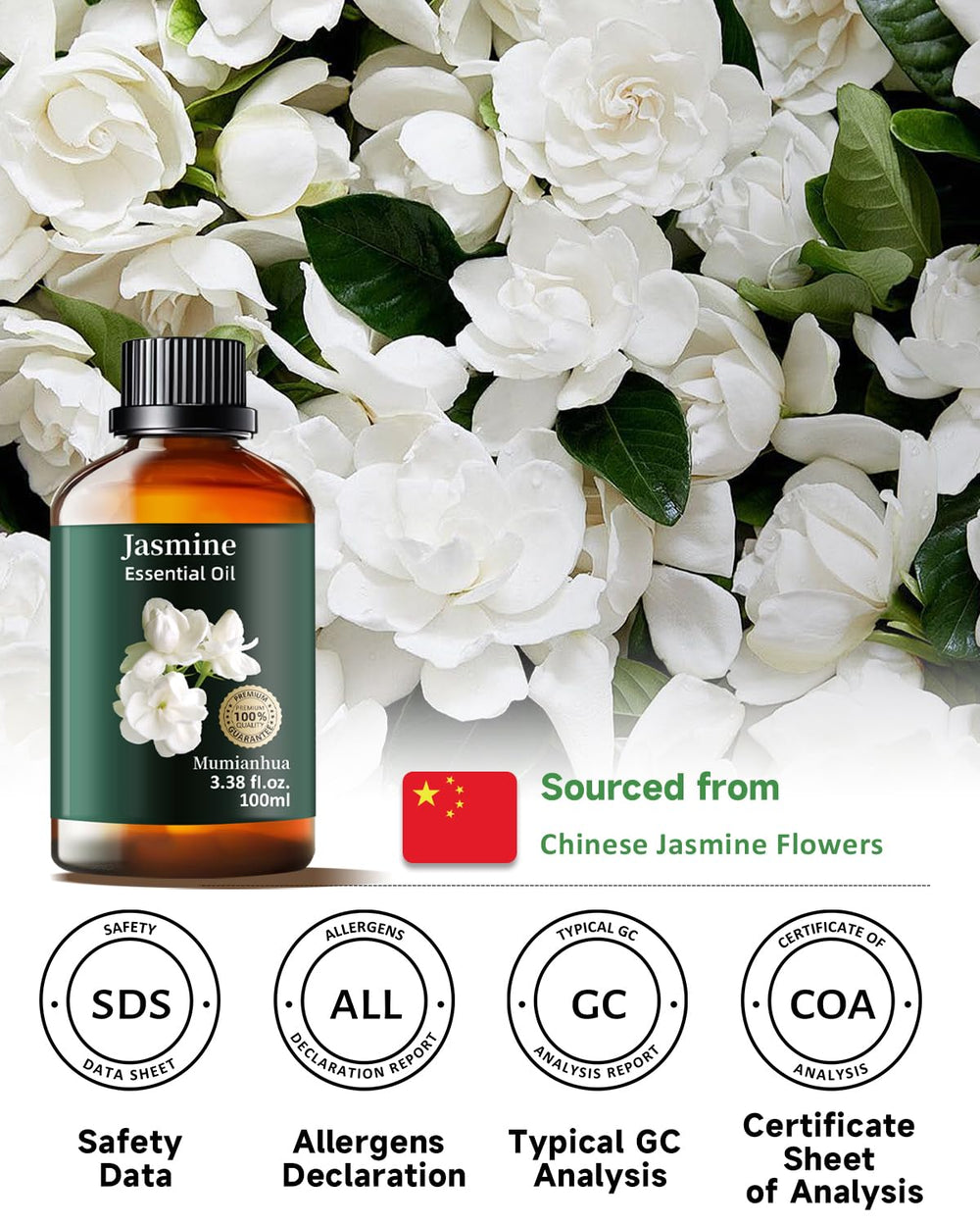 Diffuser scene with jasmine, lavender, and chamomile blends for calming evenings