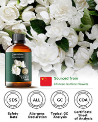 Diffuser scene with jasmine, lavender, and chamomile blends for calming evenings