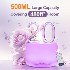 Aromatherapy diffuser with Bluetooth Hi-Fi speaker