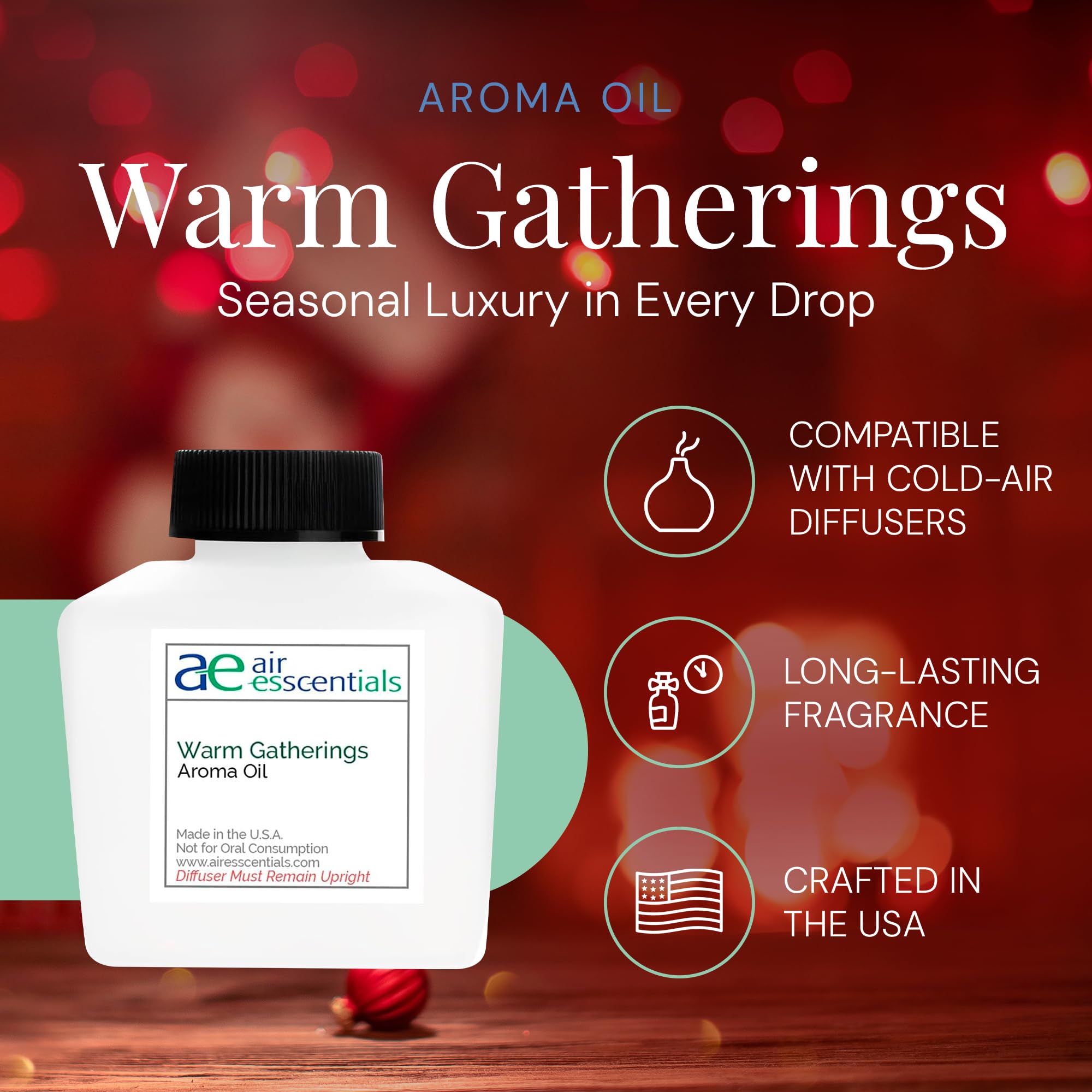 Aromatherapy diffuser with Warm Gatherings oil