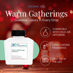 Aromatherapy diffuser with Warm Gatherings oil