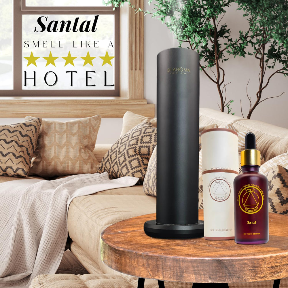 Diffuser or burner lamp setup with Mystic Romance Santal oil