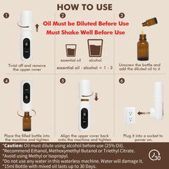 Control button for adjusting fragrance intensity