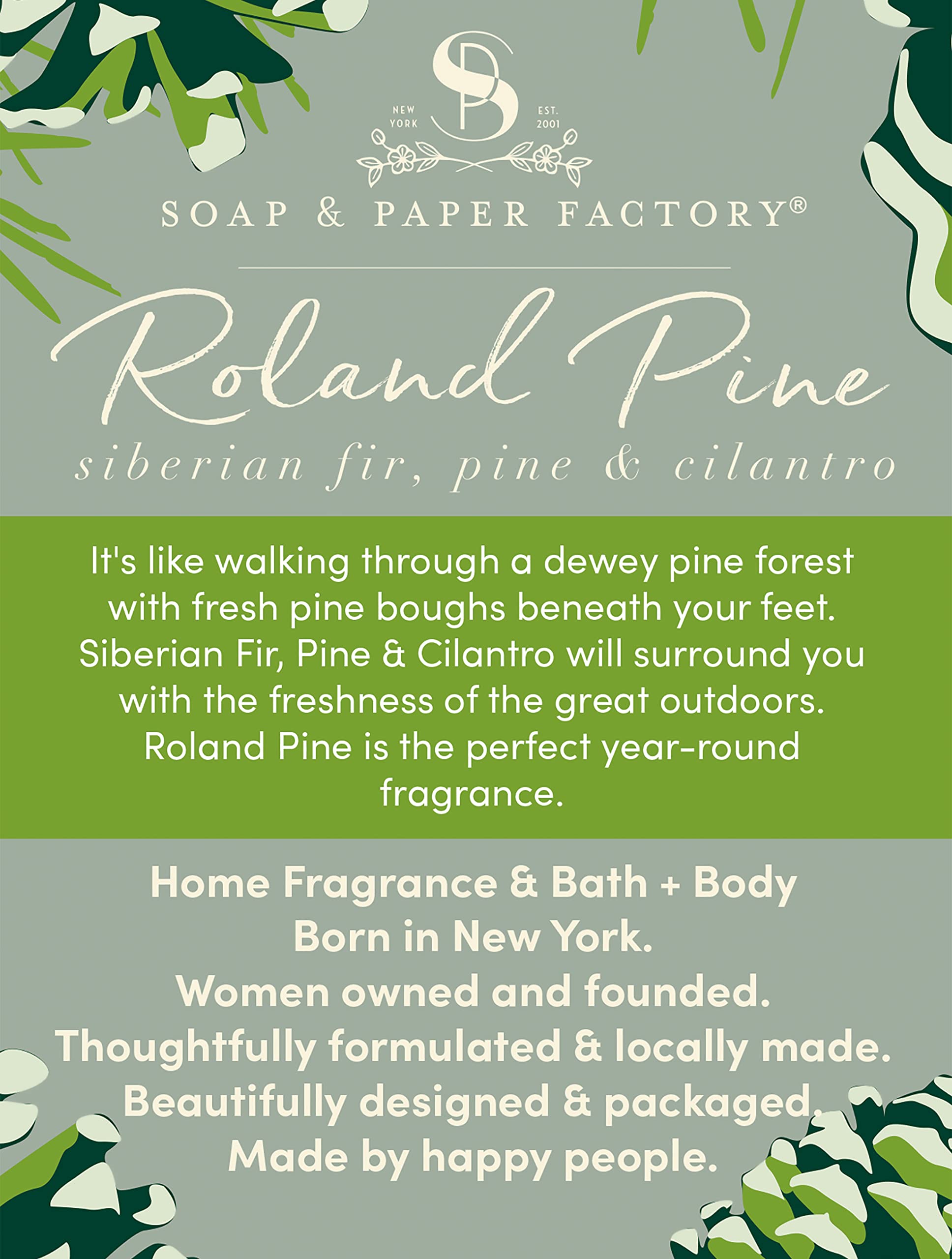 Diffuser with Roland Pine fragrance oil drops