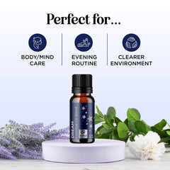 Diffuser releasing calming aroma for bedtime