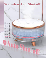 Diffuser in a living room setting with marble grain finish
