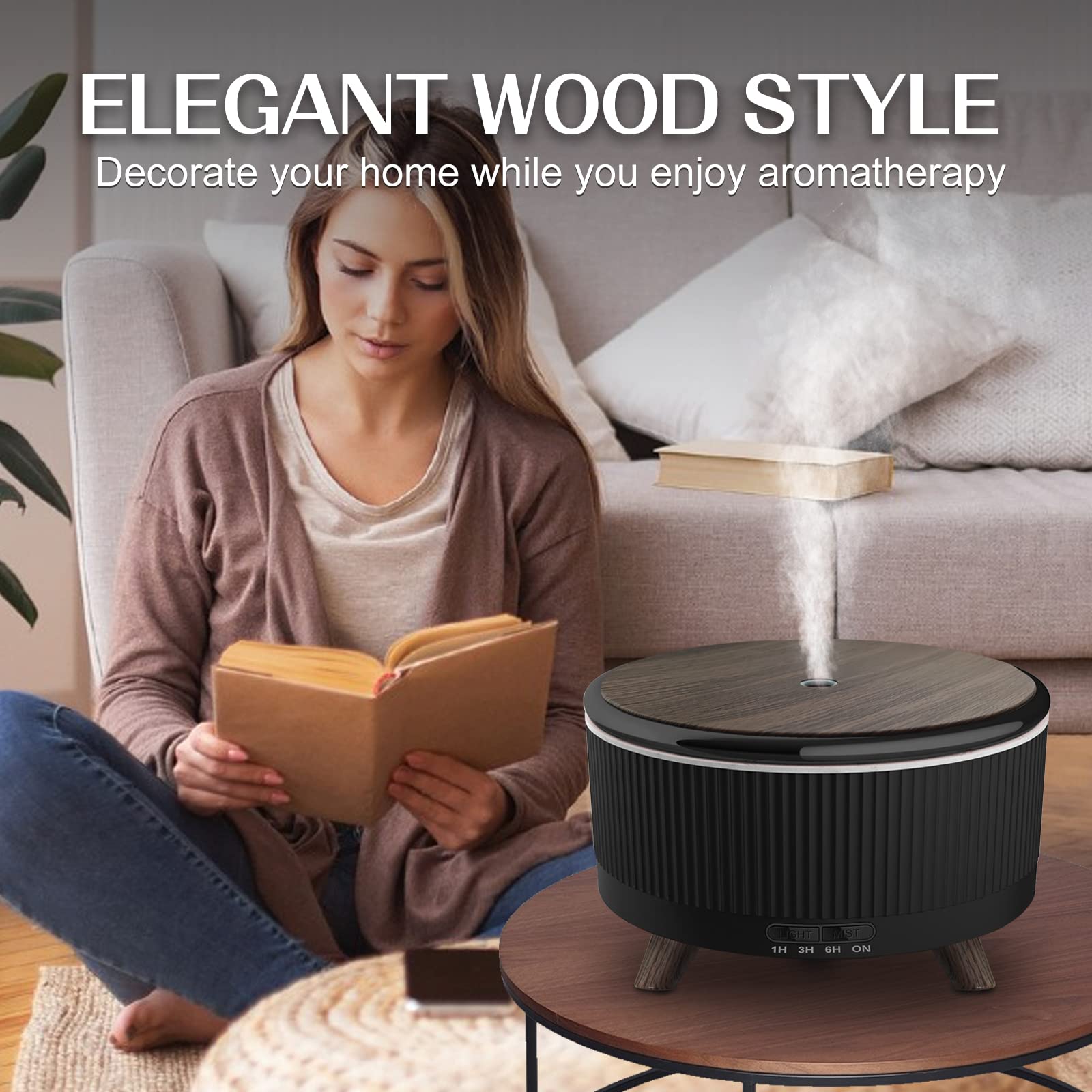 Gift-ready packaging for essential oil diffuser