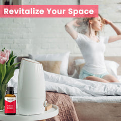 Diffuser and humidifier usage for Sakura Delight cherry blossom fragrance.