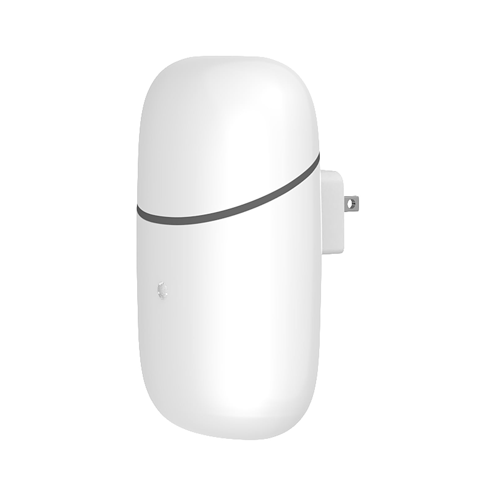 In-use diffuser in dim room with night light