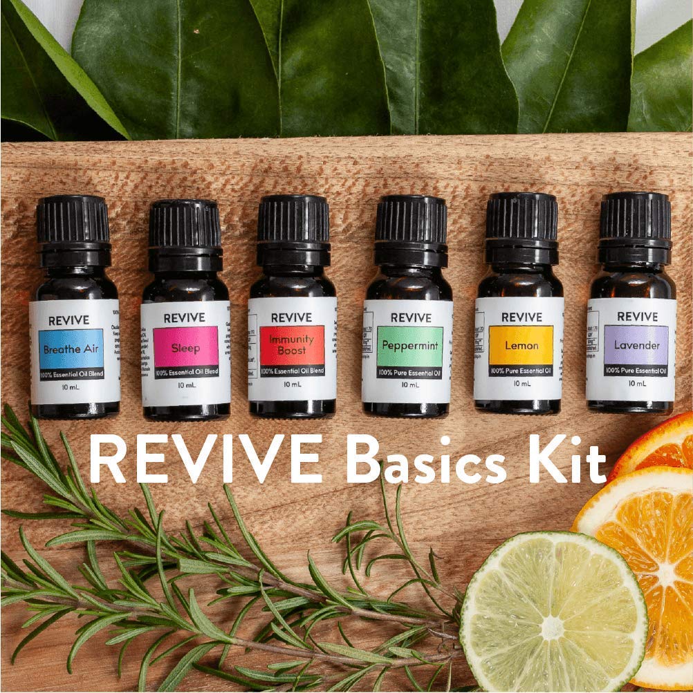 Diffuser with essential oils kit setup