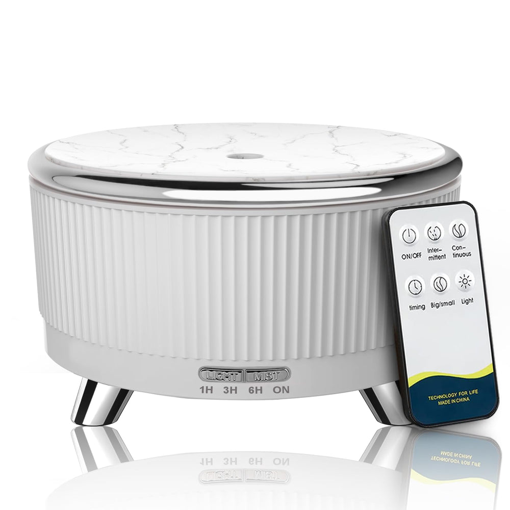 Large room essential oil diffuser with remote control and 7 color LED lights