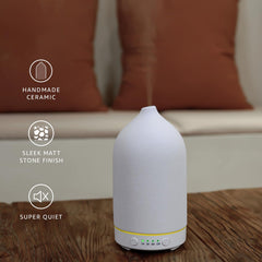 Diffuser displaying 7-color LED mood lighting