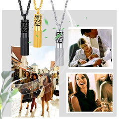 Diffuser necklace with 8 reusable sponges and 22 inch chain with 2 inch extender.