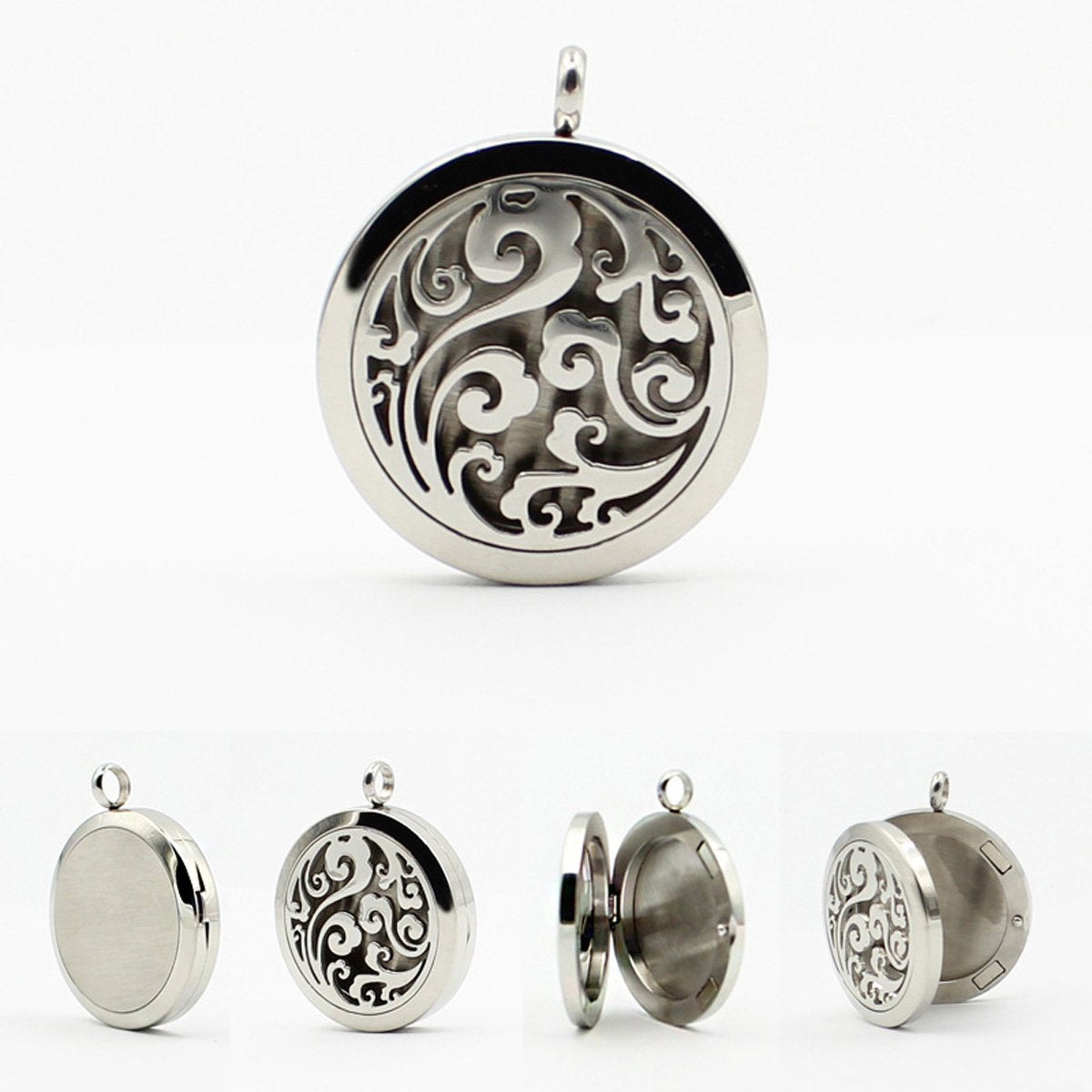 Close-up of 30mm diameter diffuser locket
