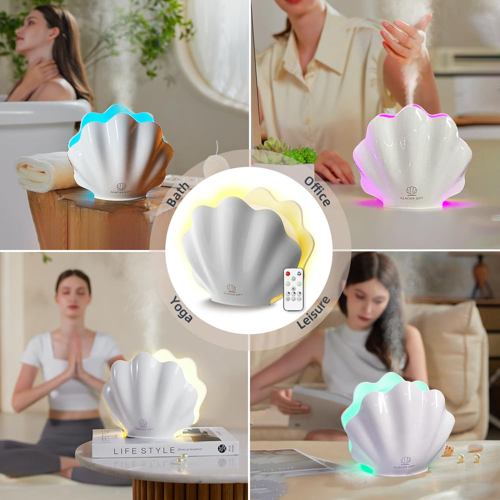 7-color LED night light mode on the diffuser