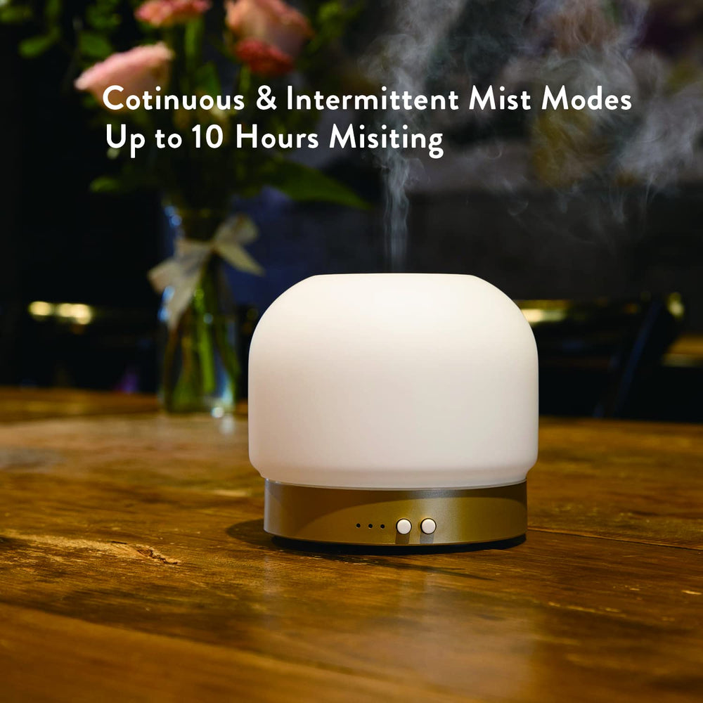 diffuser in night light mode with soft glow