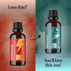 Aroma diffuser oil drops showing vibrant citrus scents