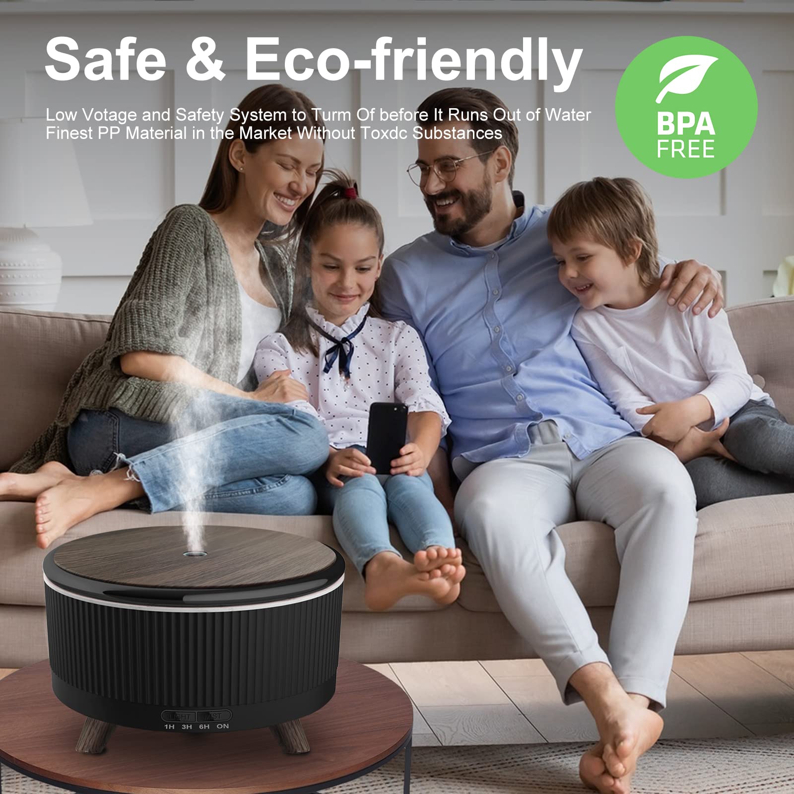 Ultra-quiet diffuser operation under 25 dB