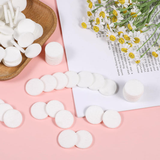 Diffuser refill pads 50-pack, white, 1 inch round for humidifier/air purifier