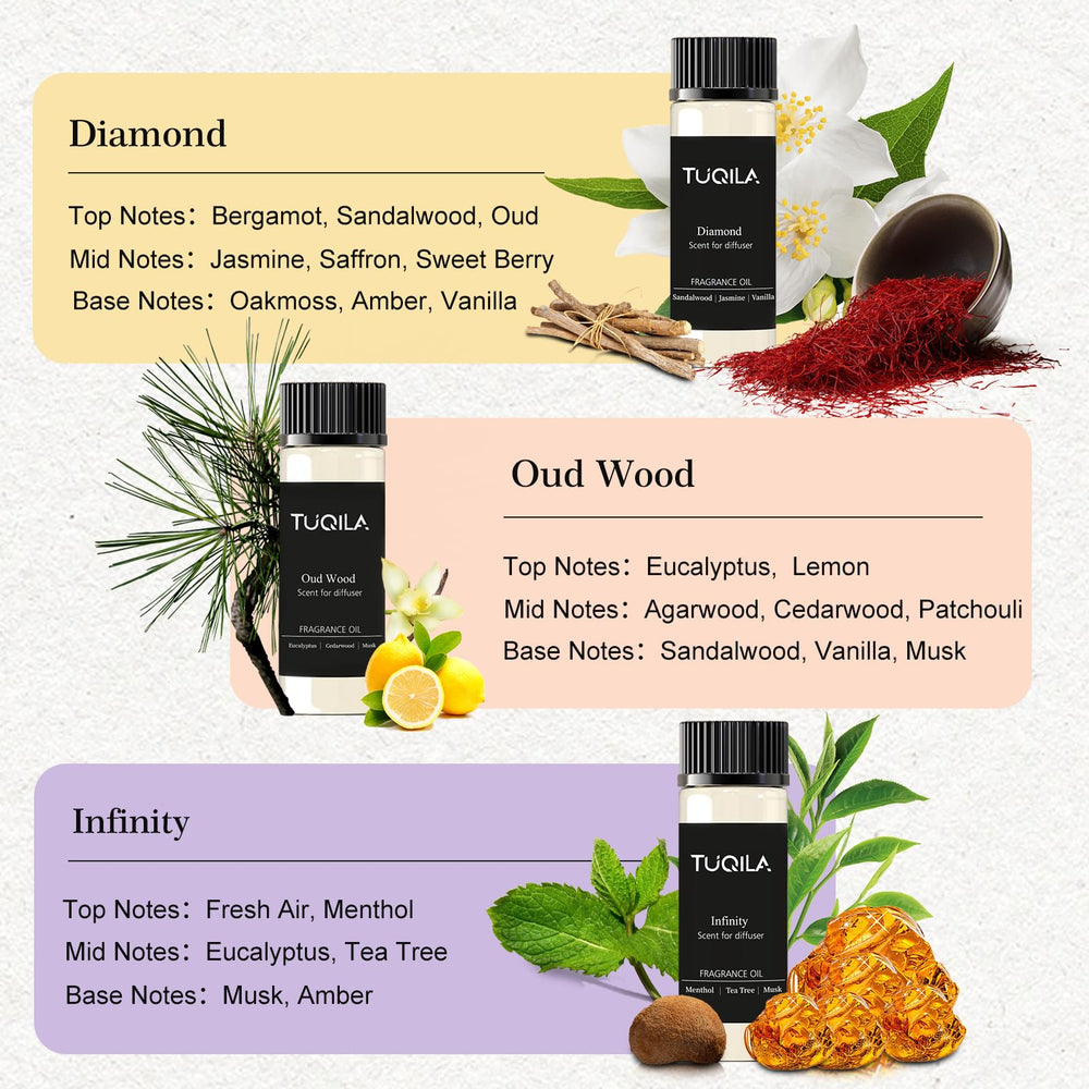 Hotel luxury waterless diffuser set – Winter Pine scent bottle
