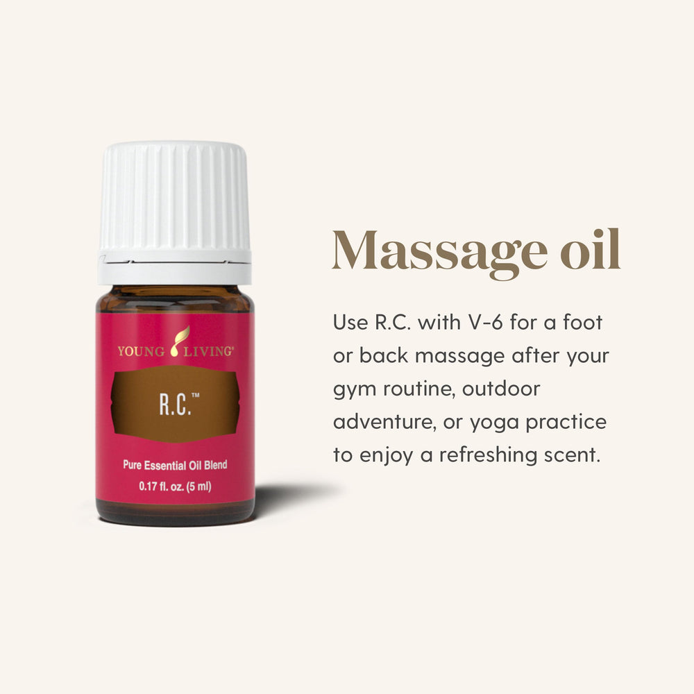 Diffuser setup with RC essential oil blend