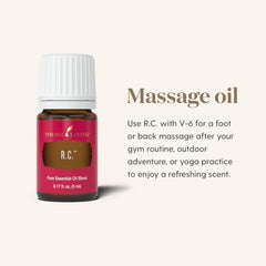Diffuser setup with RC essential oil blend