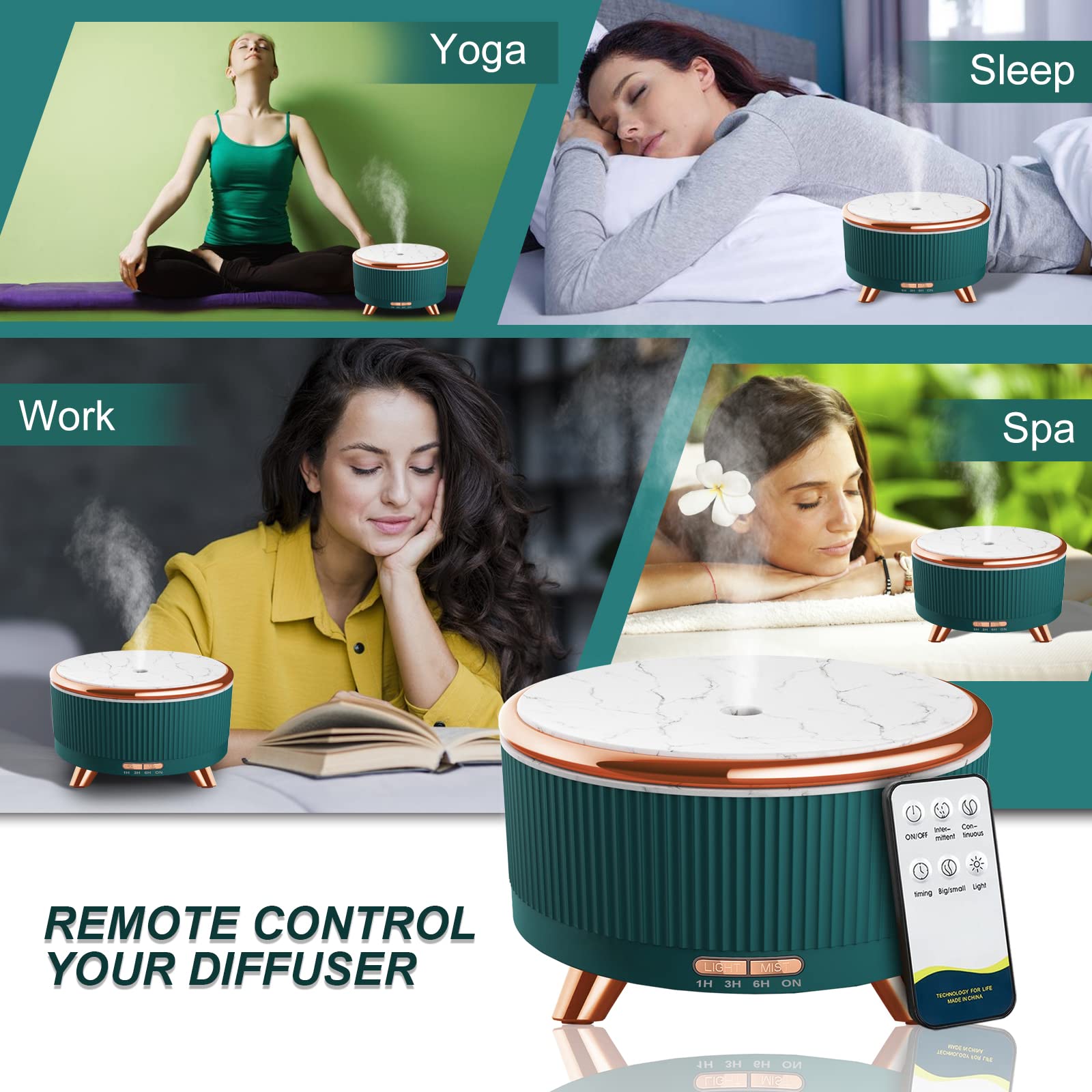 Diffuser used as spa decor for home or office
