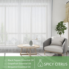 Essential oil added to a diffuser for aroma