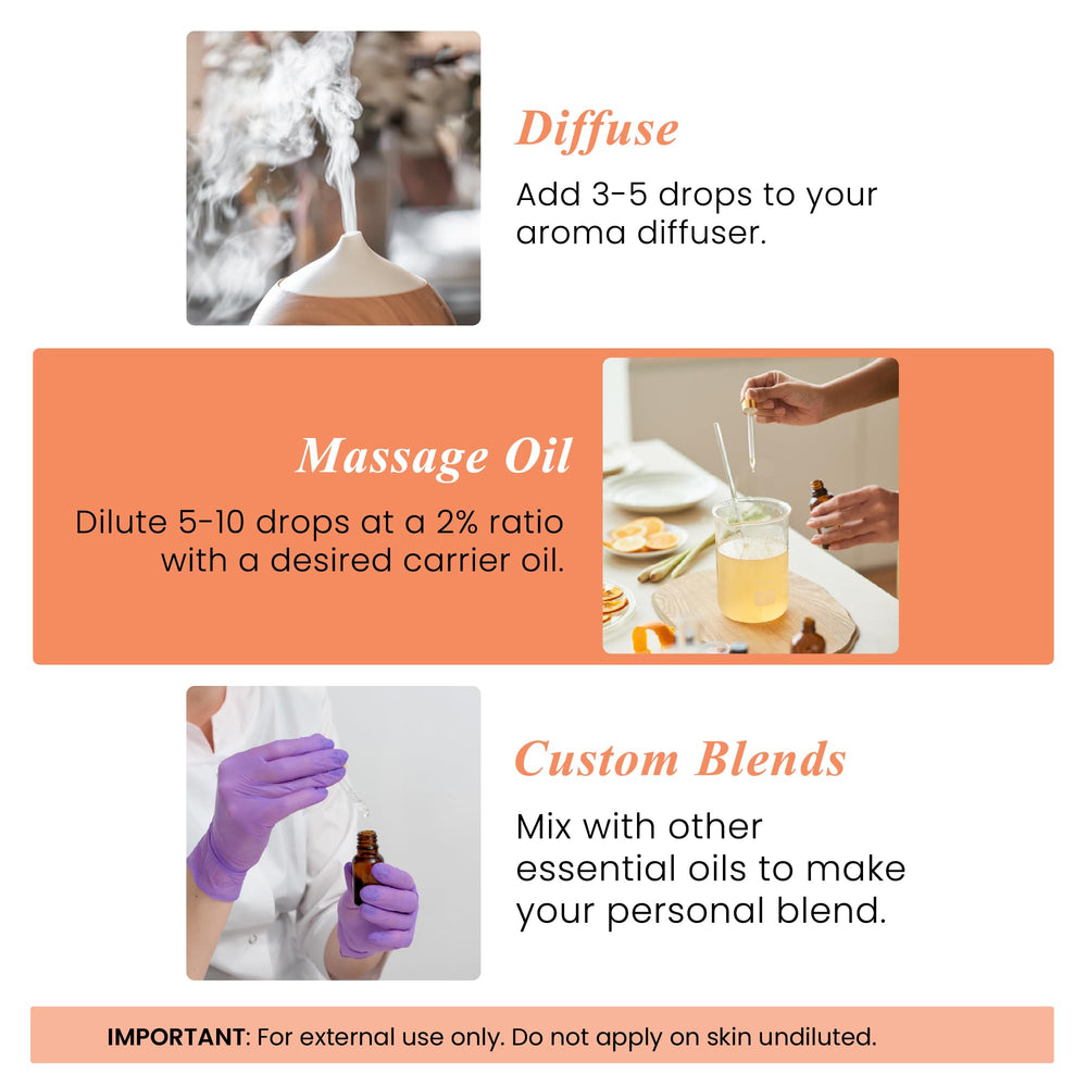 Diffuser releasing aroma with Myrrh essential oil