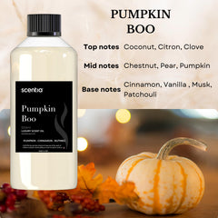 Ultrasonic diffuser releasing pumpkin spice aroma