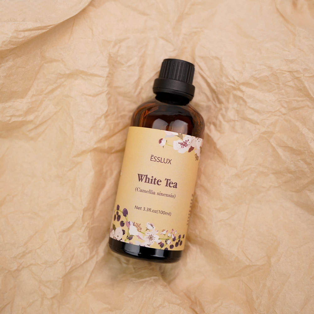 Diffuser releasing fragrance with White Tea Essential Oil