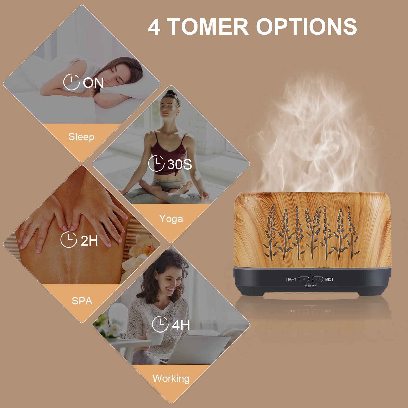 Diffuser in a living room creating ambient aroma