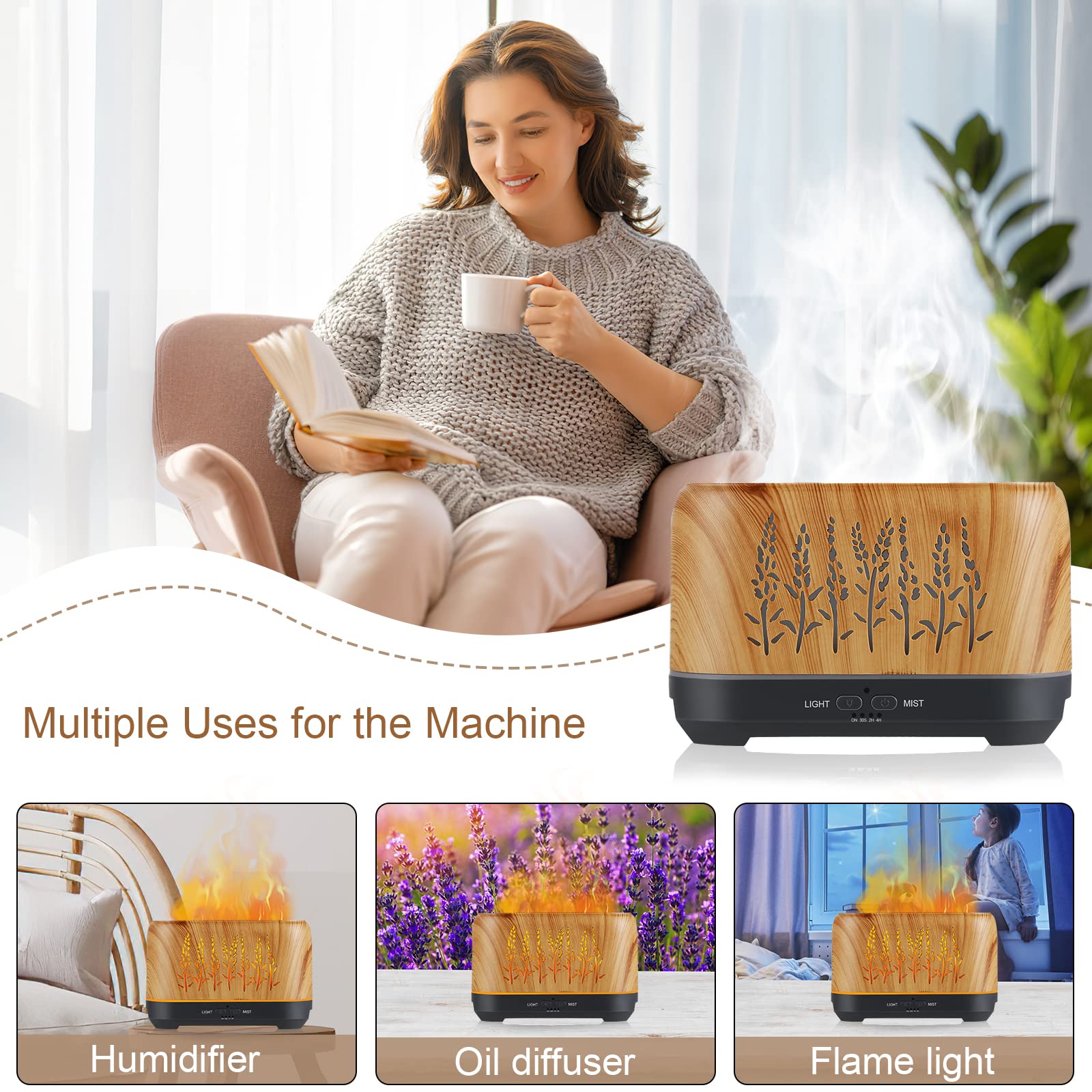 Note: Essential oils not included