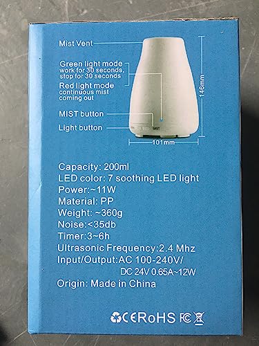 Mist rising from Diffuserlove diffuser